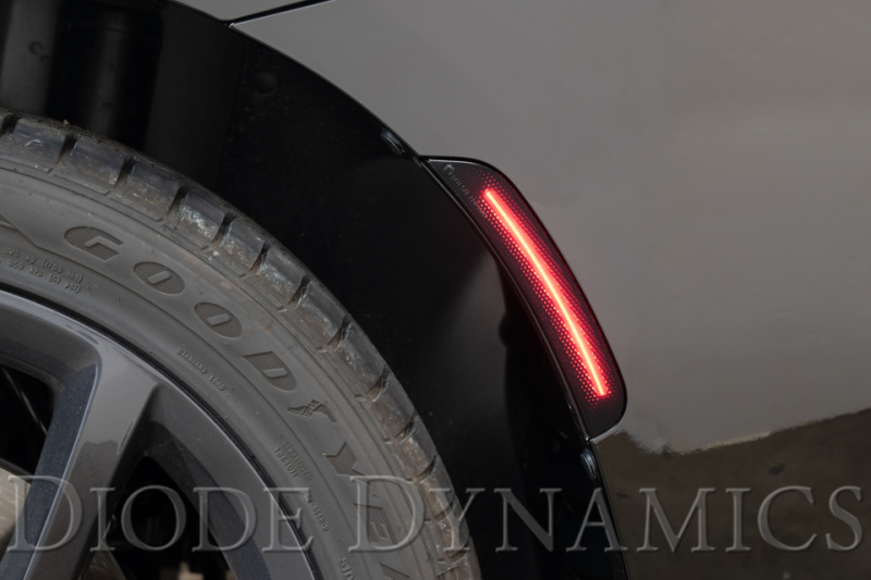 Dodge Charger Side Marker Light Assembly - Diode Dynamics - LED Sidemarkers - Clear - `15-`27